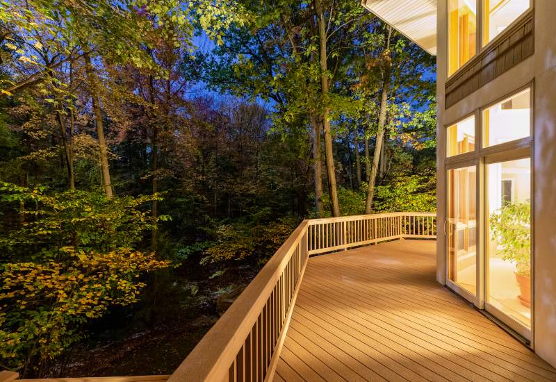 Trex decking is being installed by Exterior Design + Decks in North Atlanta